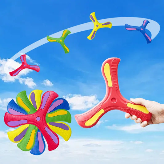 Soft Foam Boomerang Flying Disc Toy for Kids Outdoor Play