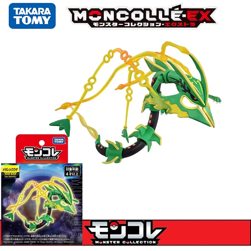 Original Pokemon Figures Shiny 50% Forme Zygarde Mega Rayquaza Terapagos Terastal Form Gigantamax Charizard ML Collection Model