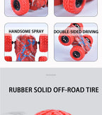 Children's toy car fun double-sided car inertial safety anti-collision anti-fall Kid's anti-fall model sliding off-road vehicle