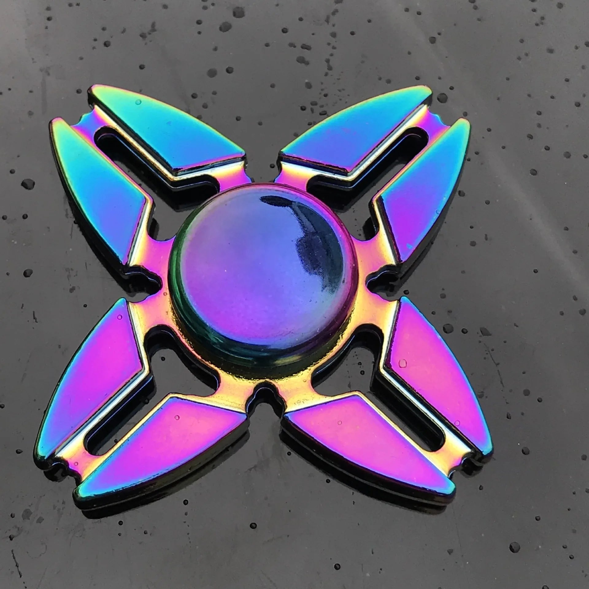 New Metal Rainbow Fidget Spinner Gradient Color R188 Mute Bearing EDC Hand Spinner Fingertip Gyro Anti-Anxiety Adult Toys Gifts