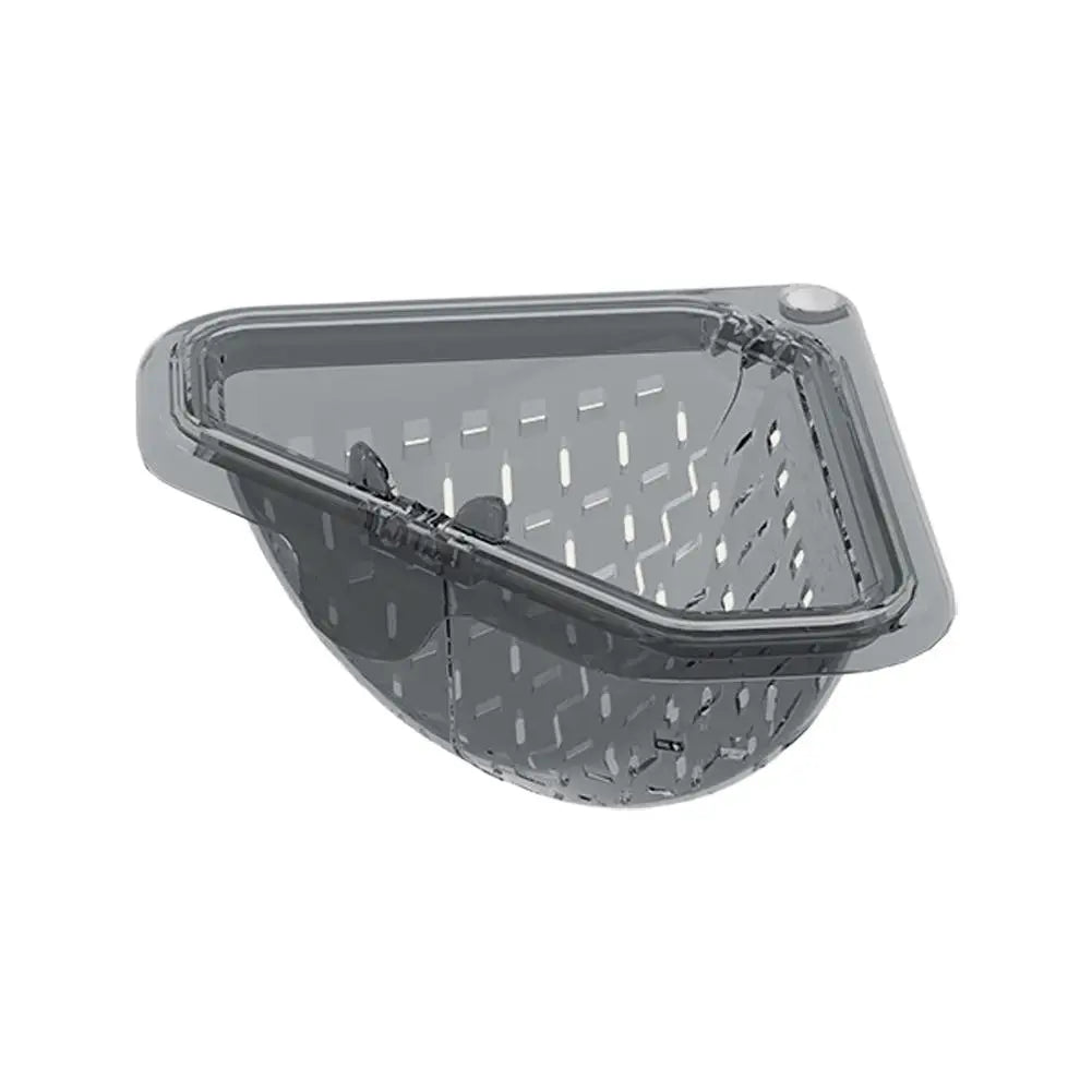 Magnetic Sink Strainer Triangle Drain Basket Food Catcher Kitchen Scrap Filter Vegetable Fruit Waste Drainage Corner Basket