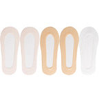5 Pairs/Lot Socks Women's Ankle Short  No-Show Set Foot Cotton Female Invisible White Low Cut Summer Non-Slip Boat Sock