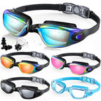 Swimming Goggles Professional Waterproof Swim Eyewear Glasses Anti-fog 100% UV Protection No Leaking For Adult Men Women Youth