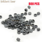 800PCS FLAT Tile 1x1 Dots Round Bricks 35381 98138 MOC DIY Building Blocks Parts for Mosaic Portrait Art Design Children Toys