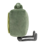 New Clay the Claymore Plush Doll Kawaii Green Square Doll Pillow Accessories Gift Collection Model For Kid Birthday Gifts