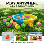20-50pcs Absorbent Throwing Cloth Balls  Reusable Summer Beach Pool Water Toys Swimming Party Favors for Water Play