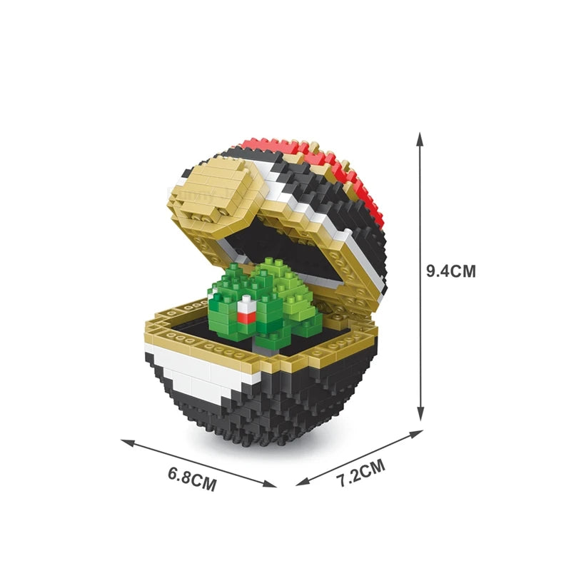 75 Style Pokemon Building Blocks Assembly Anime Picachu Charizard Doll Blastoise Bulbasaur Gengar Bricks Toy for Kid Gift