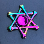 New Metal Rainbow Fidget Spinner Gradient Color R188 Mute Bearing EDC Hand Spinner Fingertip Gyro Anti-Anxiety Adult Toys Gifts