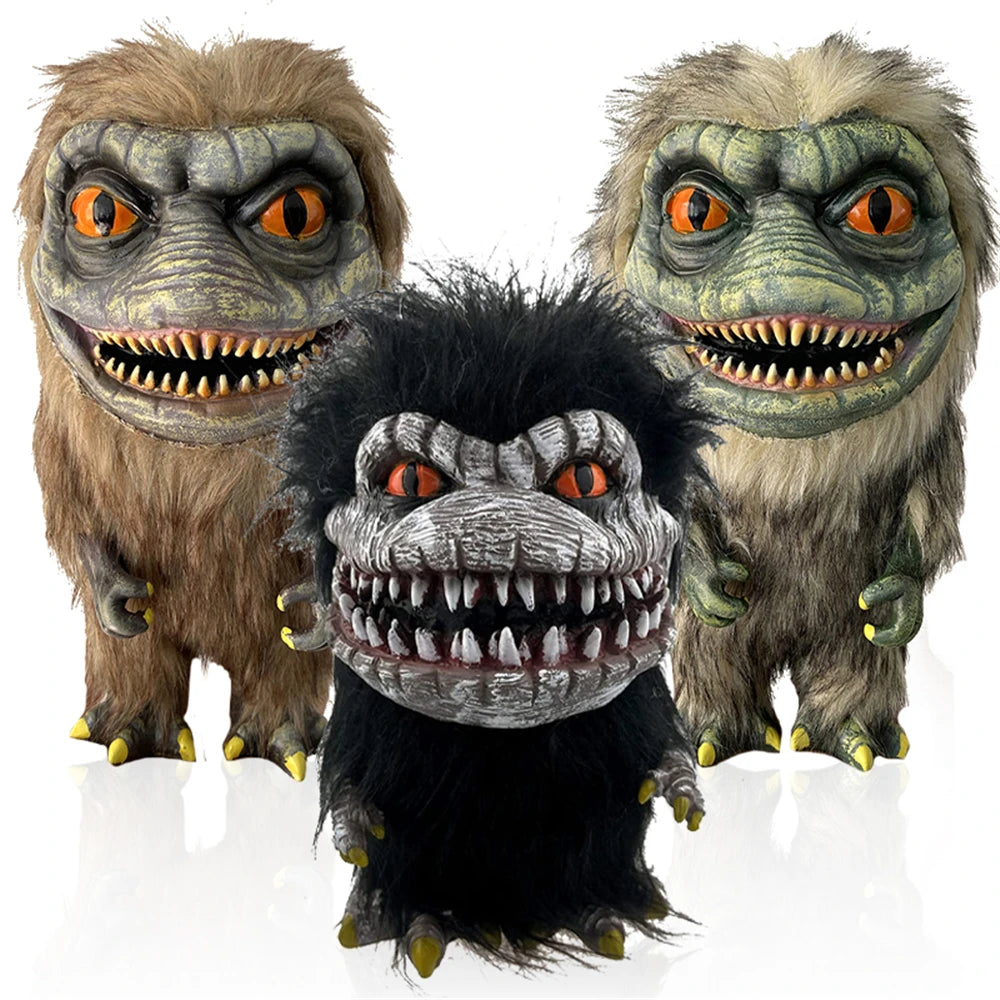 Halloween Stuffed Critters Plush Doll Creepy Prop Goth Plushie Cute Creative Calico Animal Monster Toys Figure Ornament Gifts
