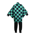 Anime Tanjirou Kamado Costume Anime Cosplay Men Kimono Uniform Halloween Party Demonias Women Clothes Kids Adult