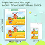 Find the Difference, Fun Concentration Training Game Pictures, Educational Items, Find Different Places, Reusable Erasable Pictures