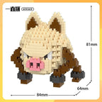 Pokemon Building Blocks Small Cartoon Mini Block Pikachu Charizard Eevee Mewtwo Anime Assemble Action Model Dolls Boys Toys