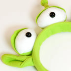Three-Eyed Alien Headband Halloween Monster Plush Cute Headwear Hat Accessories for Theme Party Girls and Kids