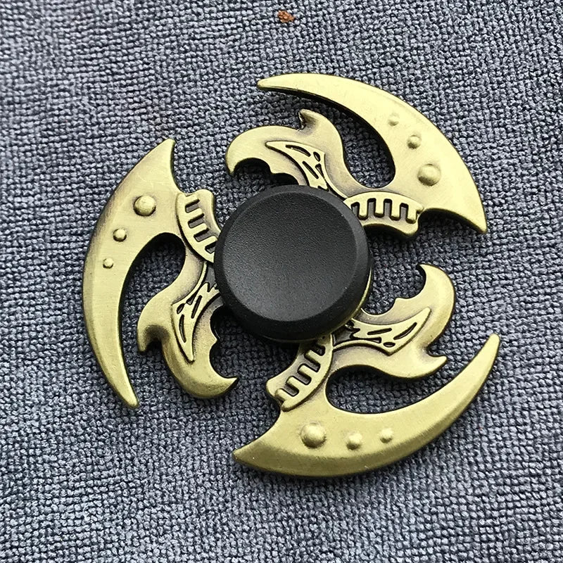 New Bronze Metal Alloy Fidget Spinner R188 Mute Bearing Hand Spinner Fingertip Gyro Stress Relief Toys Gifts
