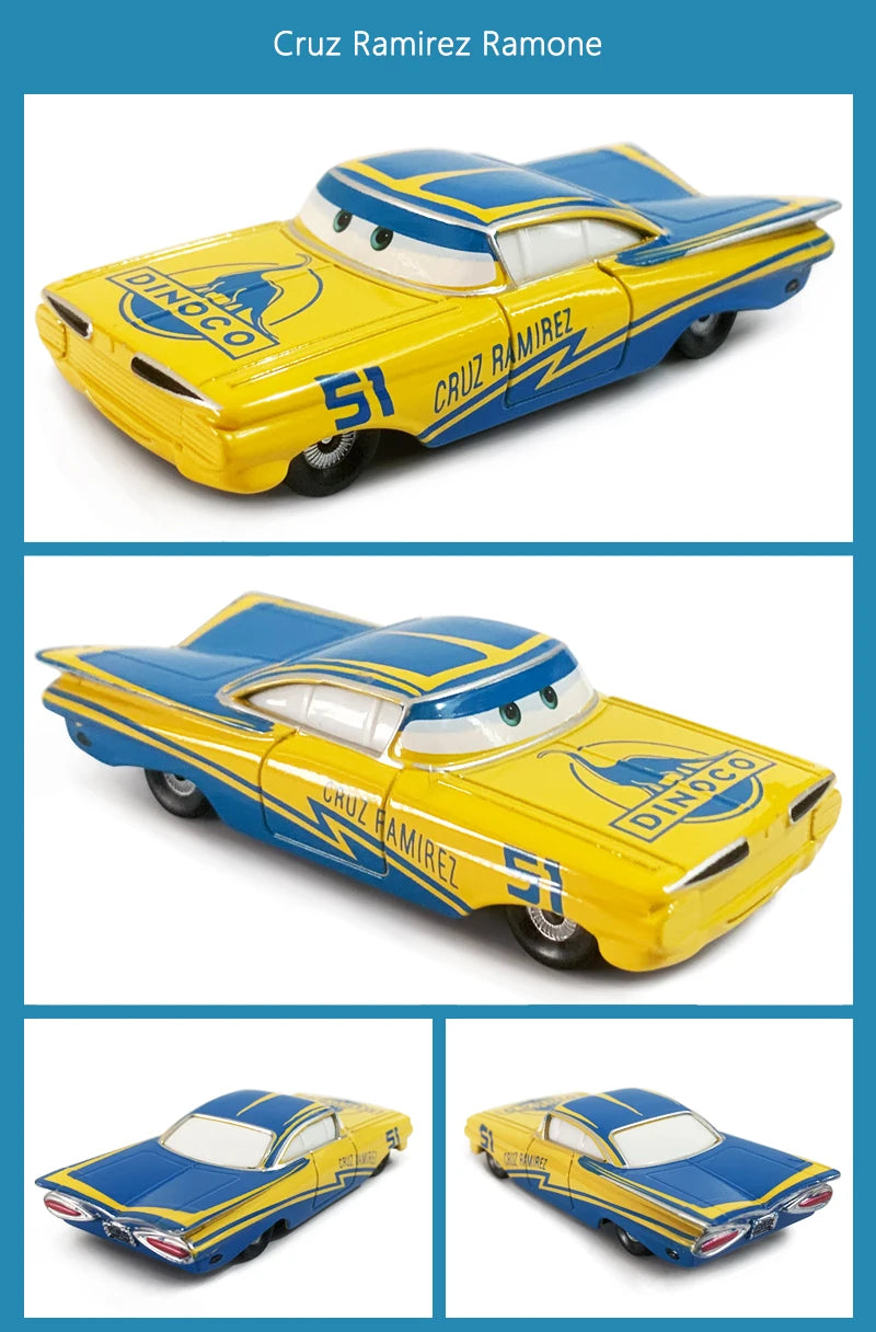 Disney Pixar Cars Ramone Series Colors Golden Green Red Purple 1:55 Alloy Diecast Children's Toy Car Model Gift