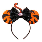 Mouse Ears Headband Cartoon Sequin Bows Headband Birthday Party Christmas Halloween Princess Cosplay Costume For Women Adult
