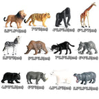 New 12pcs Farm Animal Figurines Poultry Sets Action Figures Horse Cow Dog Duck Sheep Cock Model Education Toys for Children Gift
