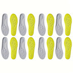 1Pair/2Pairs/4Pairs High Elasticity Latex Sport Insoles Soft Shoe Pads Arch Support Orthotic Insoles Breathable Deodorant Insole