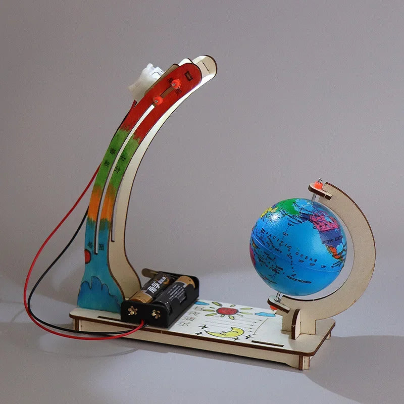 STEM Science Experiment Kit Earth Day Night Cycle Simulation DIY Model Kids Age 8-12 School Project Educational Toy Gift