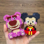 Disney Zootopia Small LinaBell Building Blocks Judy Nick Model Donald Duck Education Lotso Toys Mickey Mouse For Kids Birthday