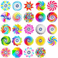24PCS Mini Fidget Spinners Anxiety Stress Relief Sensory Toys for ADHD Birthday Party Favors Classroom Prizes Supplies