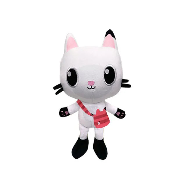 Hot Gabby Dollhouse Plush Toy Mercat Cartoon Stuffed Animals Smiling Cat Car Cat Hug Gaby Girl Dolls Kids Birthday Gifts