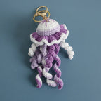 Funny Shrimp Doll Crochet Keychain Handmaking Clown Fish Knitting Keyrings Cute Shrimp Keyrings Bag Pendant Custom Accessories