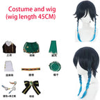 Venti Cosplay Costume Vest Shorts Hat Stockings Venti Outfits Barbatos Wendi Windy Outfits Anime Comic Con