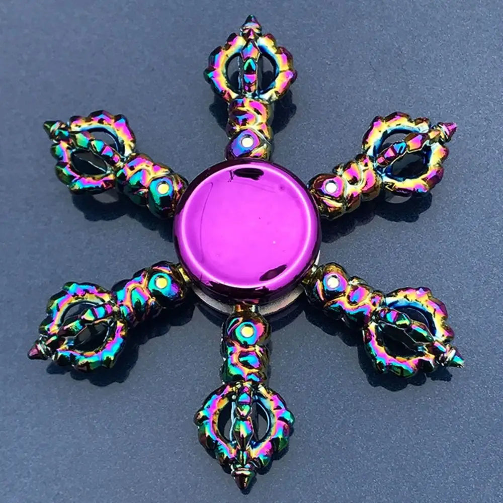 Dragon Wings Hand Spinner Alloy Low Noise Metal Rainbow Finger Spinner Anti-Anxiety High Speed Fingertip Gyro Birthday Gift