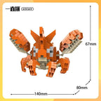 Pokemon Building Blocks Small Cartoon Mini Block Pikachu Charizard Eevee Mewtwo Anime Assemble Action Model Dolls Boys Toys