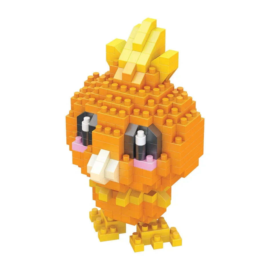 Pokemon Building Blocks Small Cartoon Mini Block Pikachu Charizard Eevee Mewtwo Anime Assemble Action Model Dolls Boys Toys