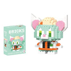 Disney 214 style Winnie LinaBell StellaLou Building Blocks Princess Cartoon Figrues Bricks Children's Assembly Toys Model Gift