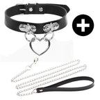 Gothic Punk Pu Leather Choker With O-Ring - Adjustable Collar Necklace For Women, Perfect For Halloween & Everyday Wear