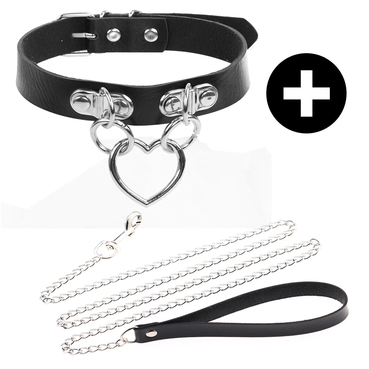 Gothic Punk Pu Leather Choker With O-Ring - Adjustable Collar Necklace For Women, Perfect For Halloween & Everyday Wear