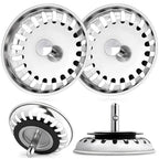 Kitchen Sink Strainer Stainless Steel 80/82/84 Mm Household Water Basin Sink Drainer Strainer Basket Waste Plug Stopper Filter