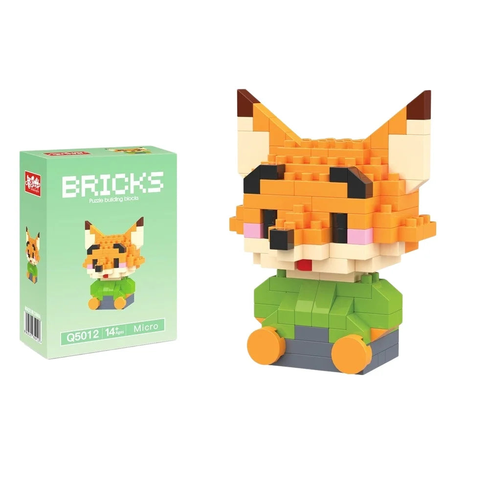 Disney Stitch Building Blocks Anime Kawaii Cartoon mini Action Children's Figures Blocks Bricks Assemble DIY Toys Gift for Kids