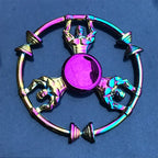 1 piece set colorful fidget spinner for adults zinc alloy stress relief toy office anxiety relief stress relief leisure gift