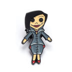 Horror Animated Films Doll Enamel Pins Cartoon Character Role Brooch Lapel Badge Punk Halloween Jewelry Gift for Friend