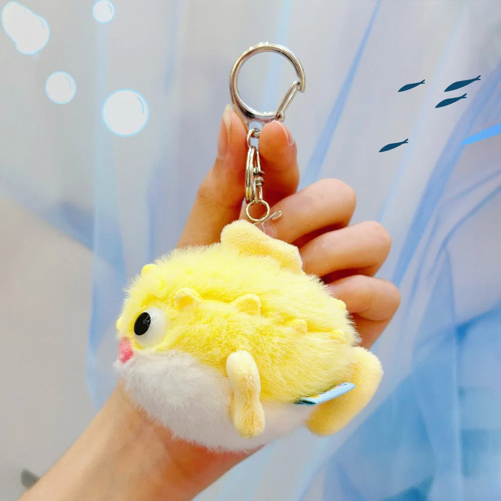 Plush Key Chains Bag Hanging Pendant Car Key Ring Mini Rabbit Hair Bow Bag Strap Cute Bunny Couple Keychain