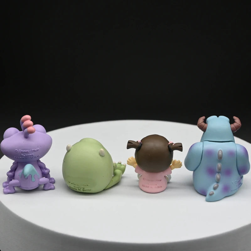 4Pcs University Monsters Inc Figures James P. Sullivan Anime Action Figure Michael Wozosky Randall Boggs Q Version Model Toys