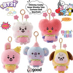 BT21 Chimmy Cooky koya Shooky Tata Creative Anime Peripheral Cartoon Keychain Personality Cute Backpack Decorative Doll Pendant