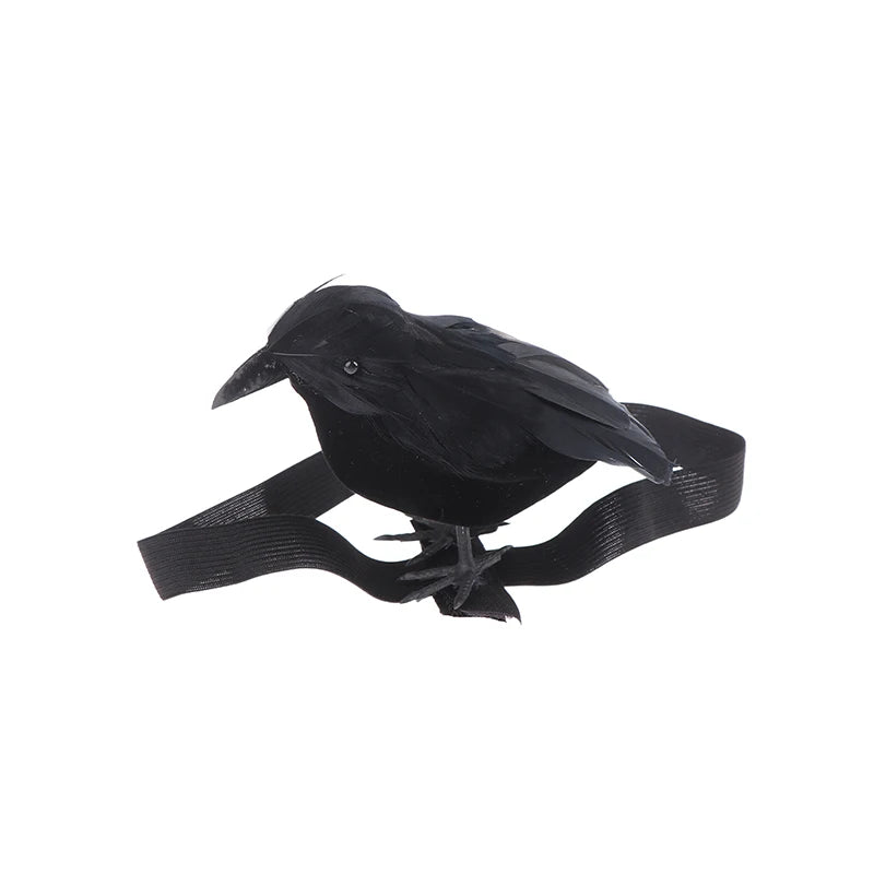 Halloween Party Costumes Black Crow with Shoulder Strap Decoration Cosplay Props