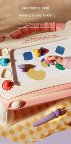 Children Cartoon Drawing Board Baby Puzzle Magnetic Writing Board Toy Graffiti Magnetic Drawing Board Montessori Toy for Kids