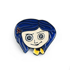 Horror Animated Films Doll Enamel Pins Cartoon Character Role Brooch Lapel Badge Punk Halloween Jewelry Gift for Friend