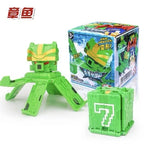 Power Assembling Educational Toys Math Cube Transformation Robot Digits Puzzle Ranger Animals boy toy for Kids