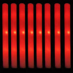 30Pcs Foam Glow Sticks with 3 Modes Colorful Led Flashing Glow Stick Glow in The Dark Party Supplies for Wedding Raves Concert