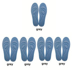 1/2 Pairs Memory Foam Disposable Insoles for Shoes Antibacterial Deodorization Sweat Absorption Insert Sport Shoes Pads