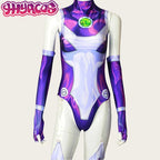 Anime Tai tan Jumpsuit Zentai Bodysuit Sexy Starfire Superhero Cosplay Costume Sexy Women Men Carnival Party Outfits Halloween