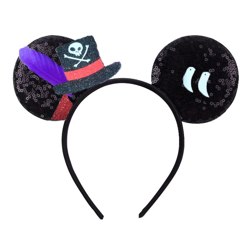 Boys Cute Mouse Ears Headbands Mickey Mouse Hairband With No Bow Party Festival Cosplay Christmas Birthdays Hair Accessories