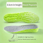 1 Pair EVA Material Invisible Height Increase Insoles For Shoes Breathable Shock Absorption Comfortable For Women Men